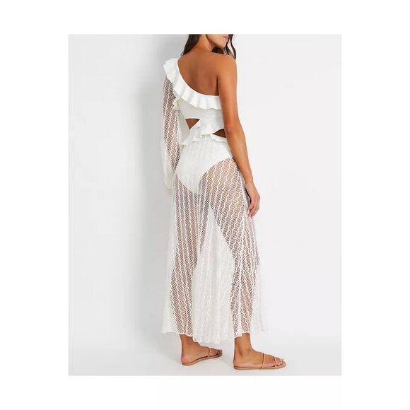 PatBO One Shoulder Cut-Out Beach Dress - Picture 4 of 11